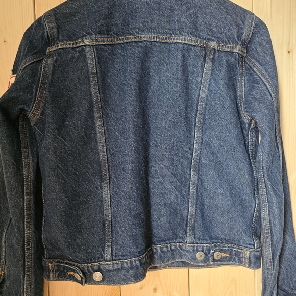 Levi Strauss Denim Trucker Jean Jacket Womens Medium - Picture 11 of 12